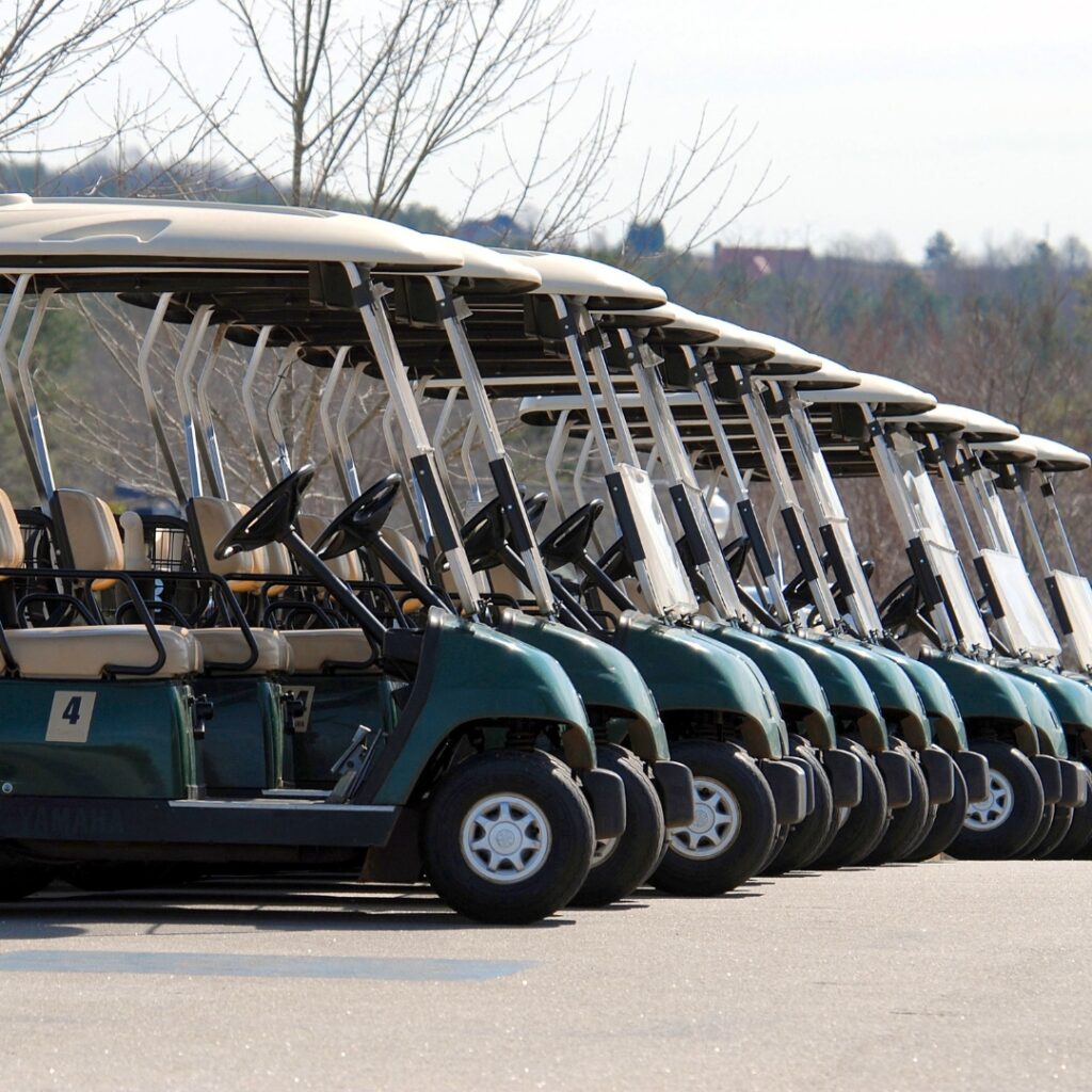 golf carts for higher ed leadership and admin